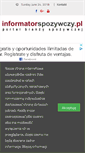Mobile Screenshot of informatorspozywczy.pl